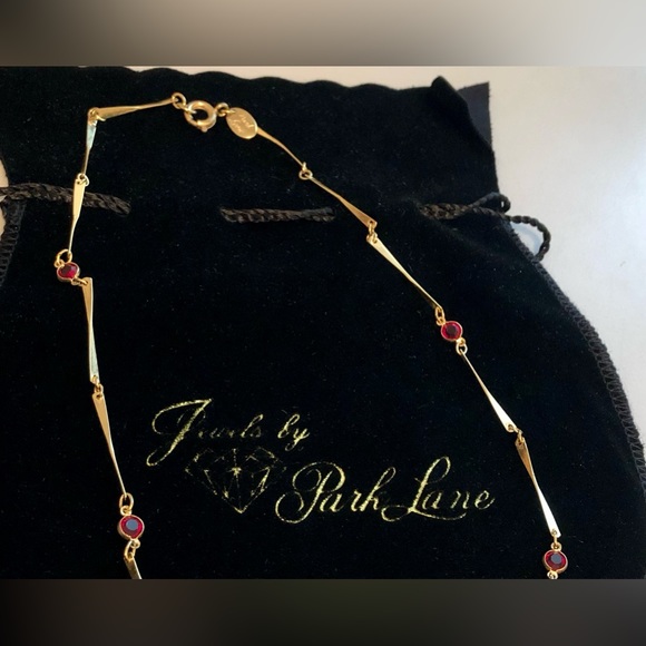 Jewels by Park Lane Gold-Tone Birthstone Necklace (July) - Picture 4 of 10